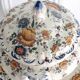 Rare - Earthenware soup tureen HB Quaregnon, floral decoration signed Hubert Becquet