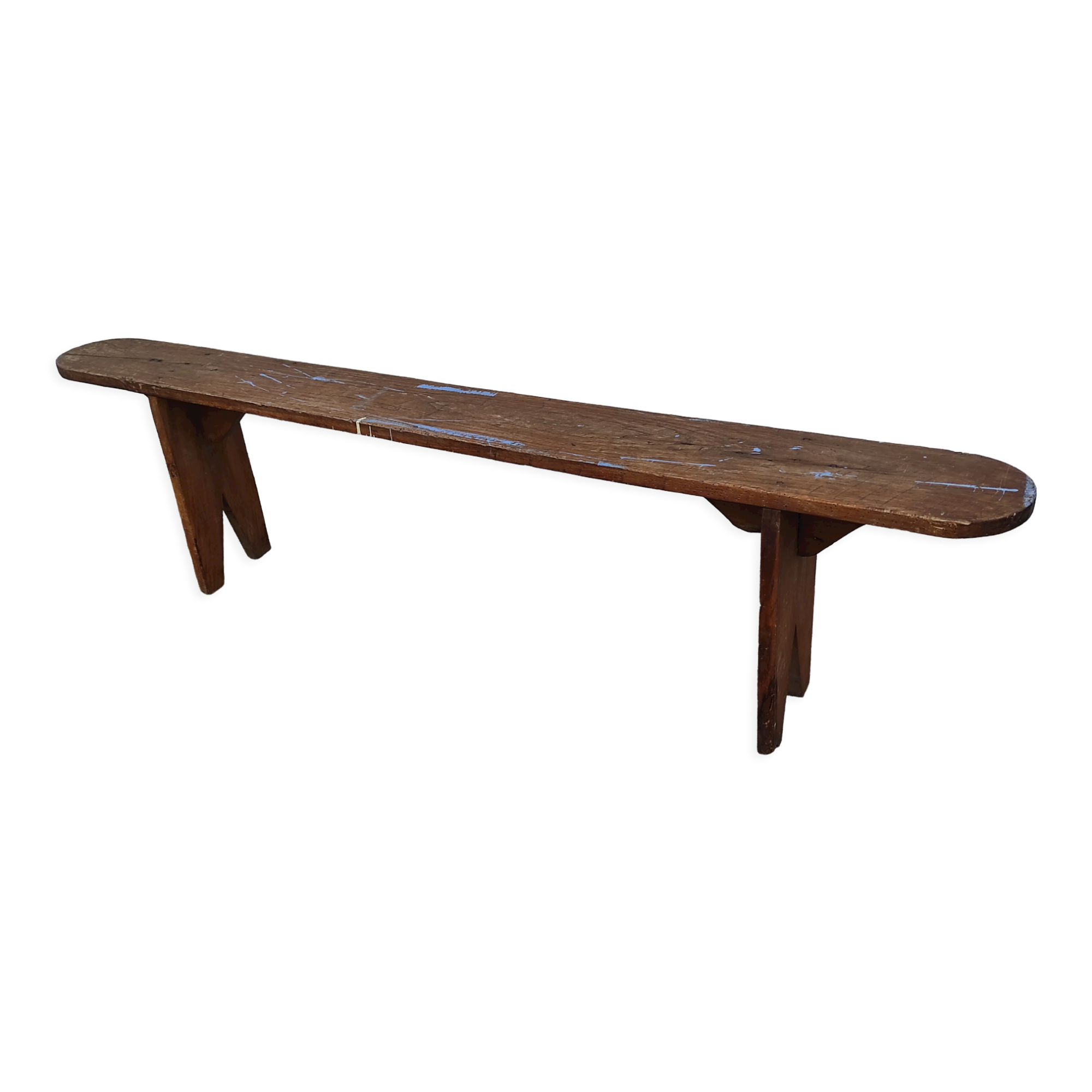 Old oak farmhouse bench