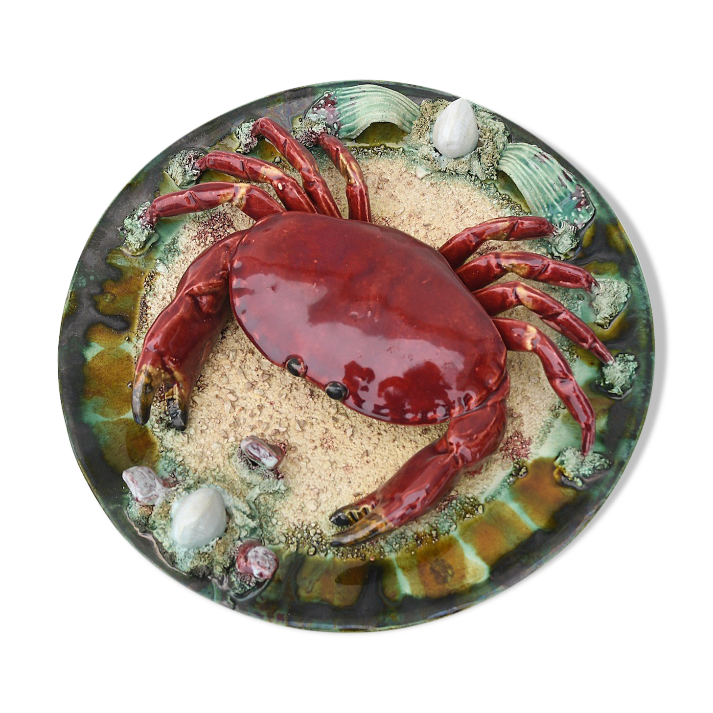 Crab trompe l'oeil dab