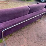 Set of 2 purple Cassina Nest sofas
