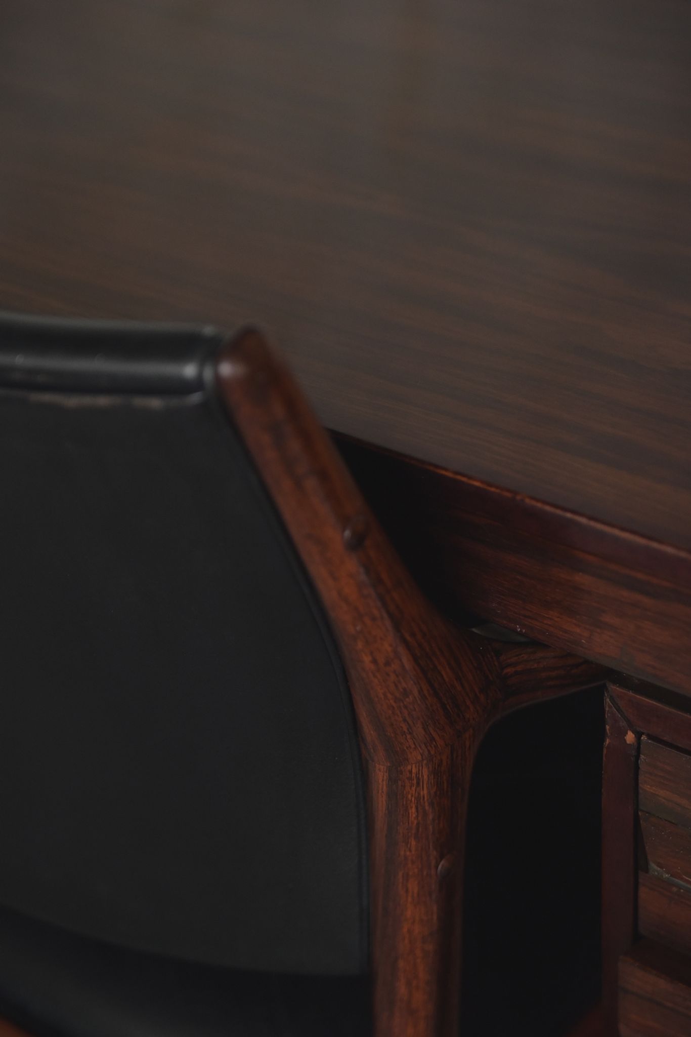 Executive rosewood Norwegian desk by Torbjørn Afdal for Haug Snekkeri AS Bruksbo, 1960s