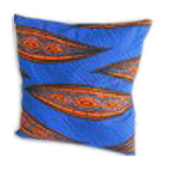 Housse pour coussin 50 x 50 cm tissu wax