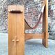 Vintage tripod armchair, designer seat