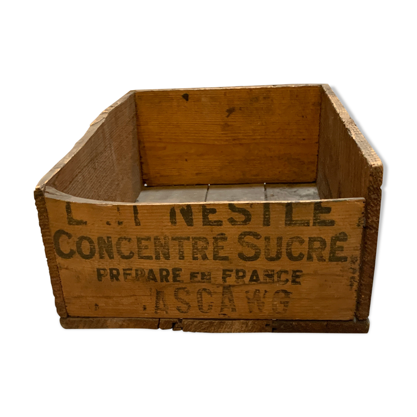 Former Nestlé advertising crate