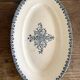Oval iron earth dish