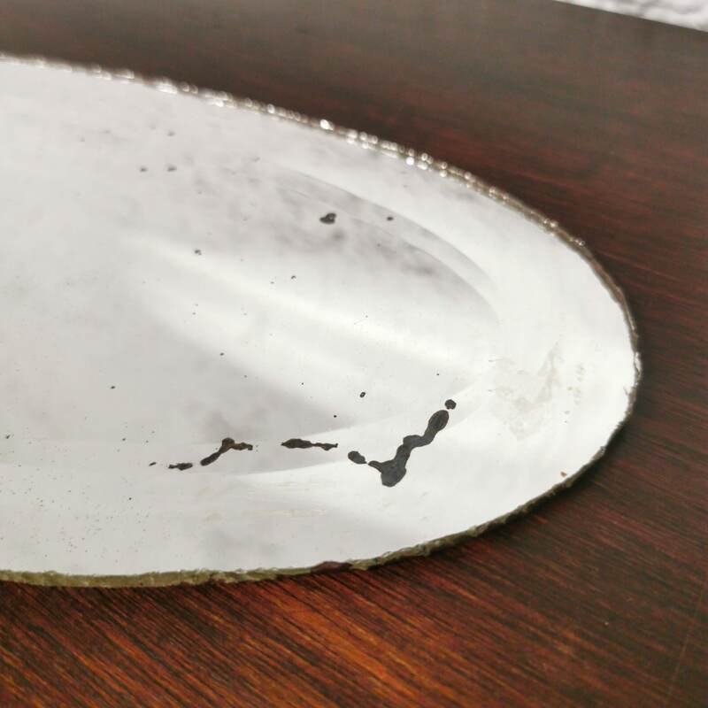 Beveled mirror to be installed