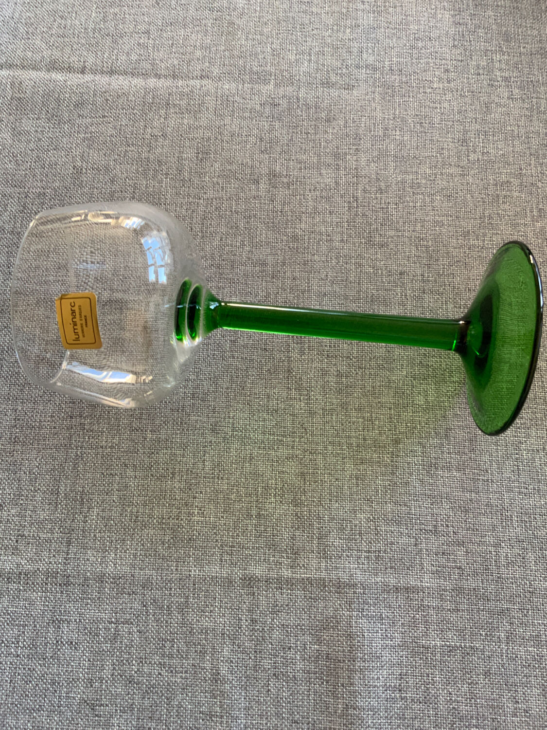 Stemmed glasses Alsace wine