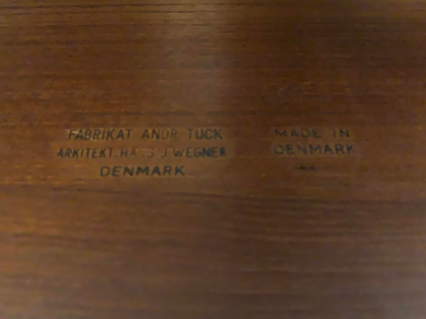 Coffee table by Hans J. Wegner from the 1950s