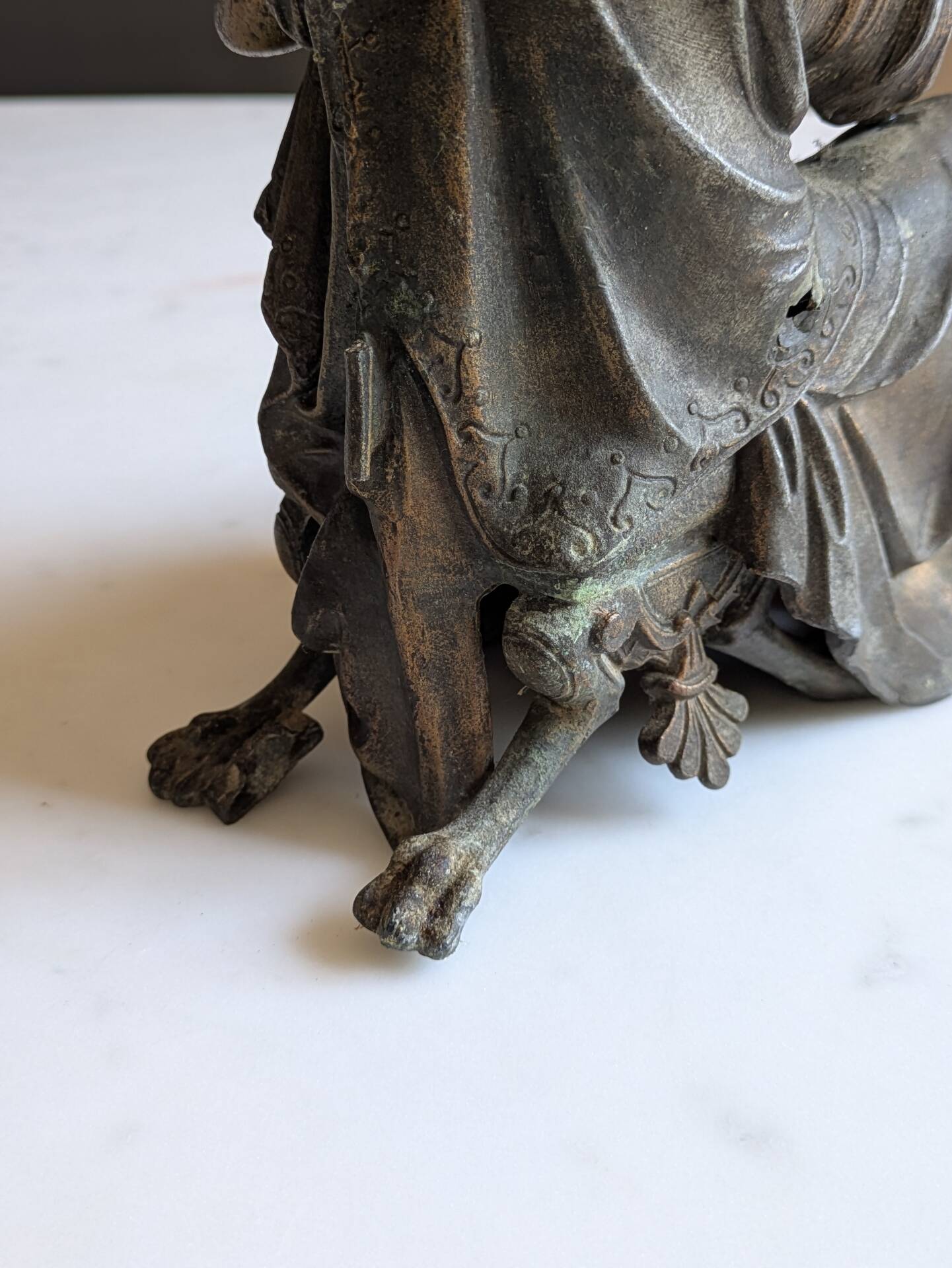 Antique Napoleon III regule statuette