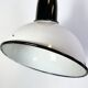 Industrial Soviet White Enamel Pendant Lamp, 1960s