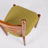 Set of 6 Guillerme and Chambron chairs for Your Home, France, 1950s