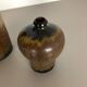 Set of 3 ceramic studio pottery vase by Elmar and Elke Kubicek, Germany, 1970