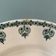 Set of 10 plates (5 flat and 5 hollow) in St Amand earthenware, Céranord