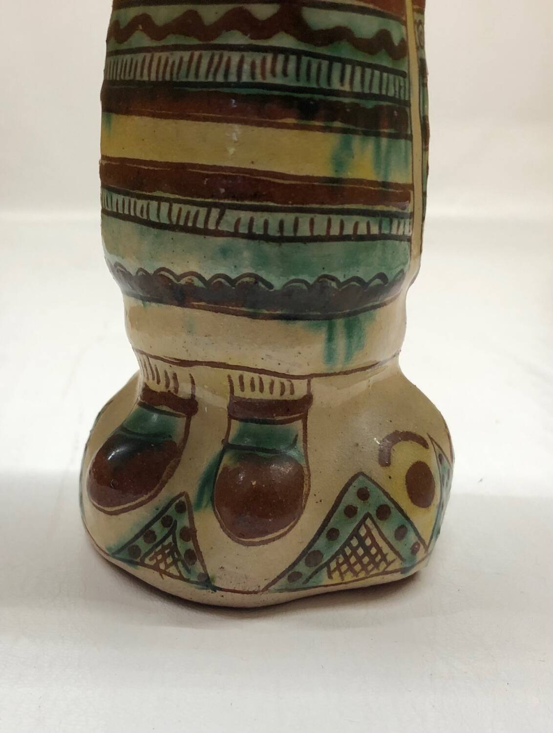 Handcrafted anthropomorphic candlestick