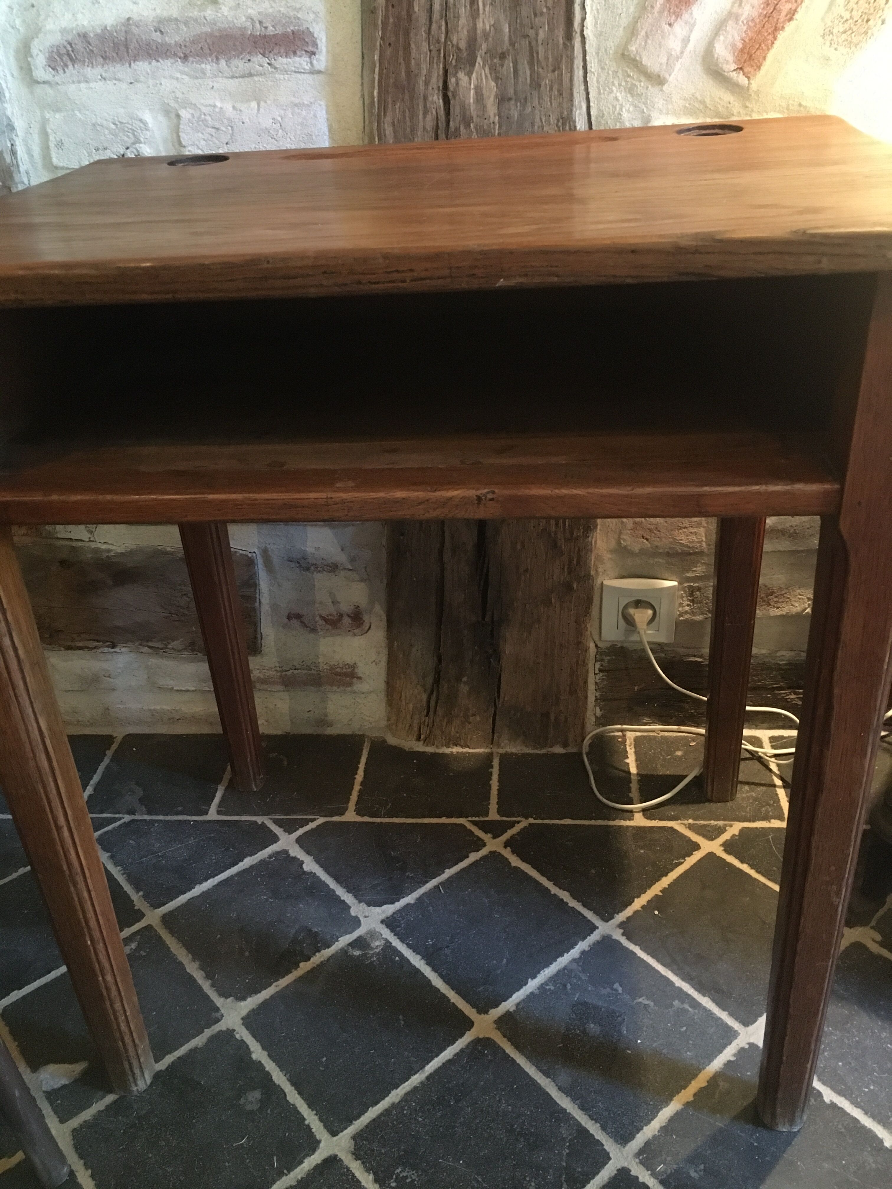 Schoolboy desk and his chair