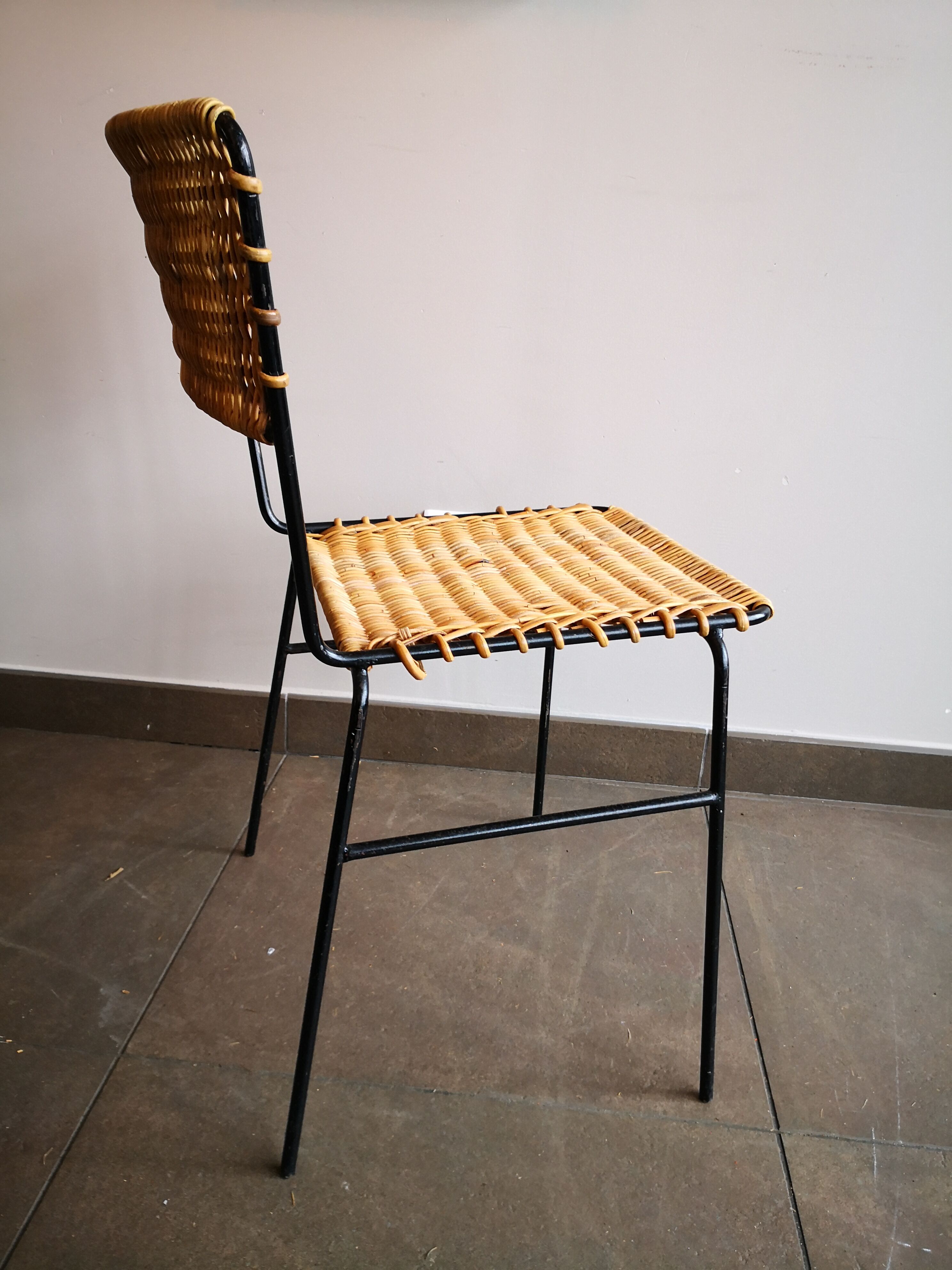 Rattan chair, Germany, 70s