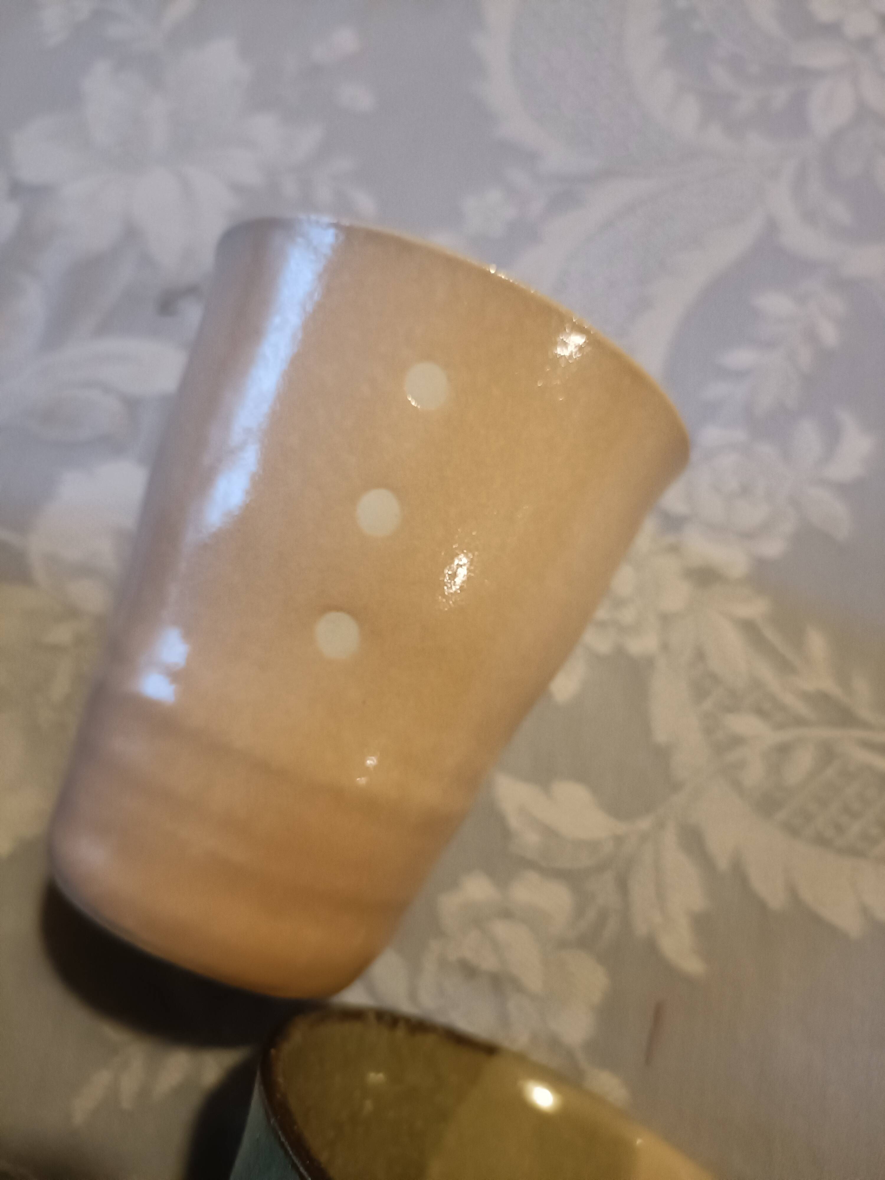 4 Japanese stoneware mugs