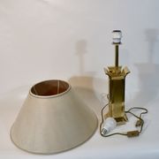 Lampe vintage en laiton massif design 1970 - 80