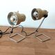 Paire de lampes de chevets orientables 1970.