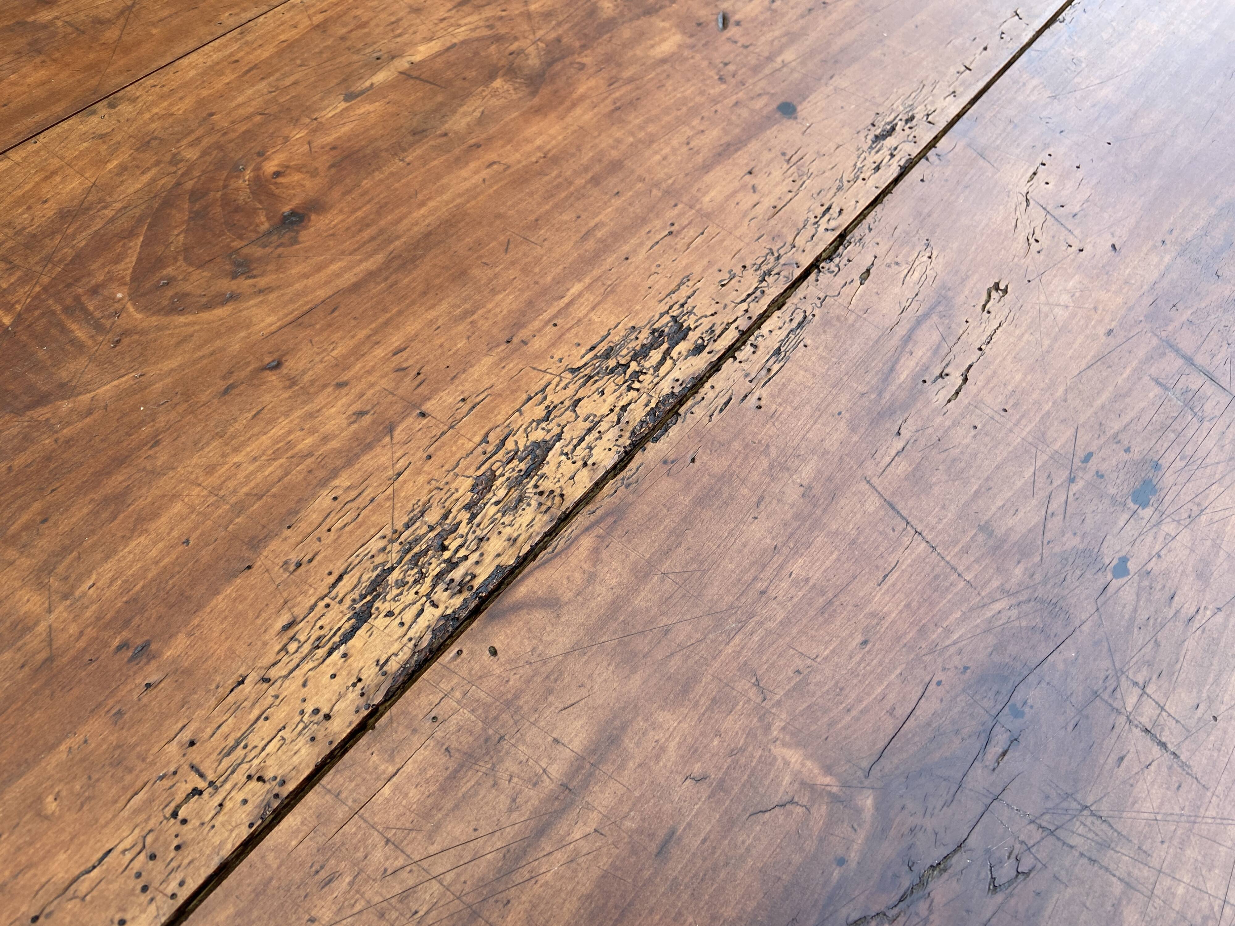 Large antique farmhouse table