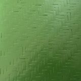 Table with 3 wood and bamboo trays