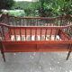 Vintage cherry wood bed