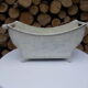 Vintage tin planter
