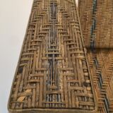 very old rattan Lounger