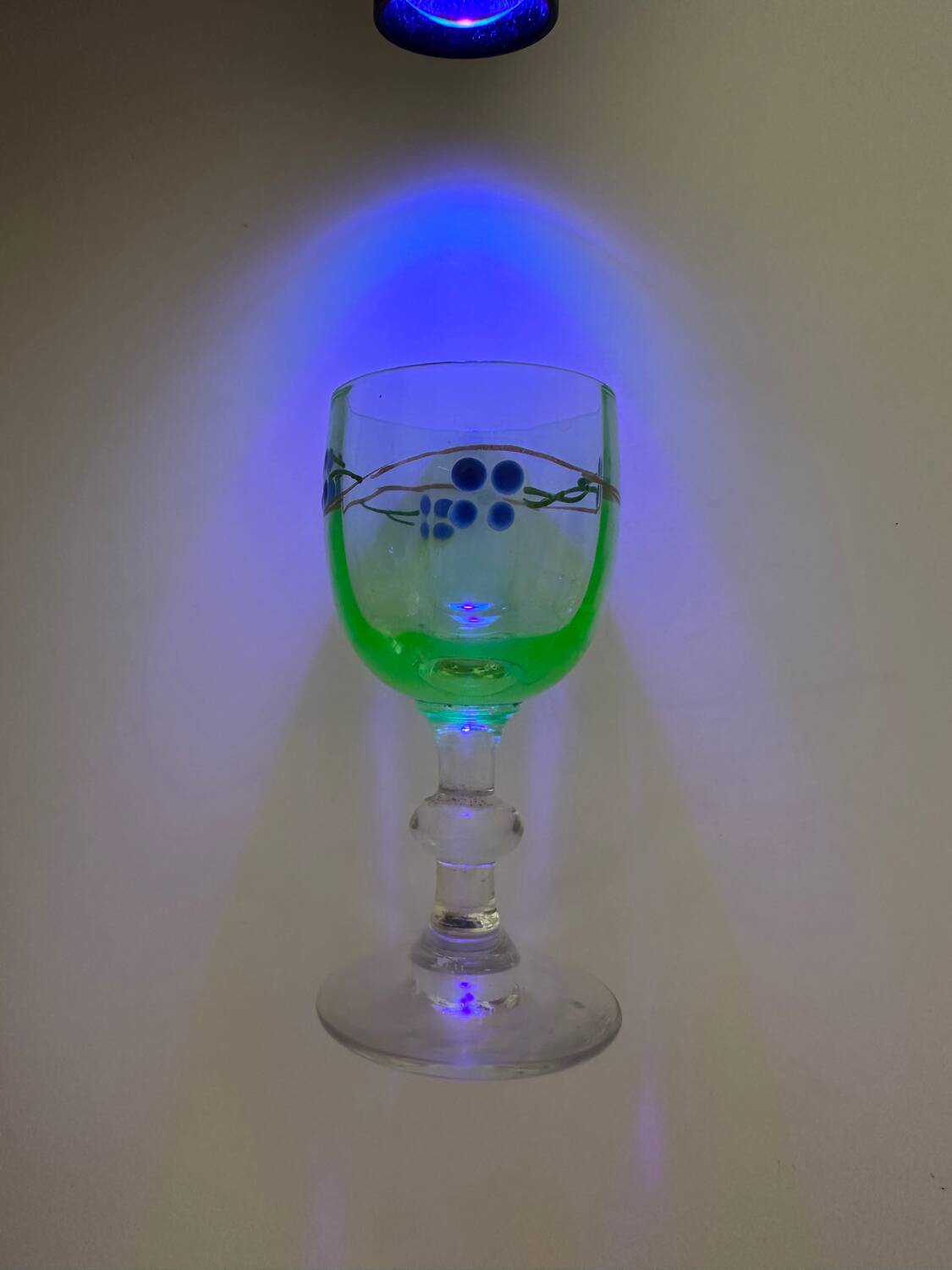 Legras liqueur set - Ouraline - Antique - Glass + carafe