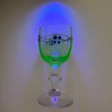 Legras liqueur set - Ouraline - Antique - Glass + carafe