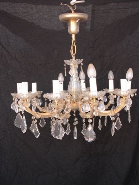 lustre à pampilles  1960