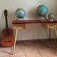 Vintage compass feet desk