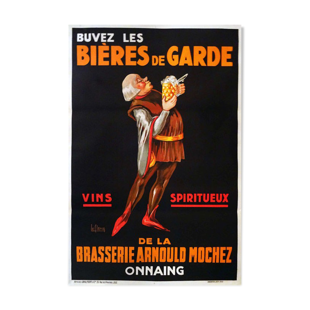 affiche-vintage-buvez-les-bi-res-de-garde-selency