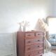 Vintage rattan chest of drawers circa 1960s