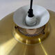 Vintage pendant lamp brass
