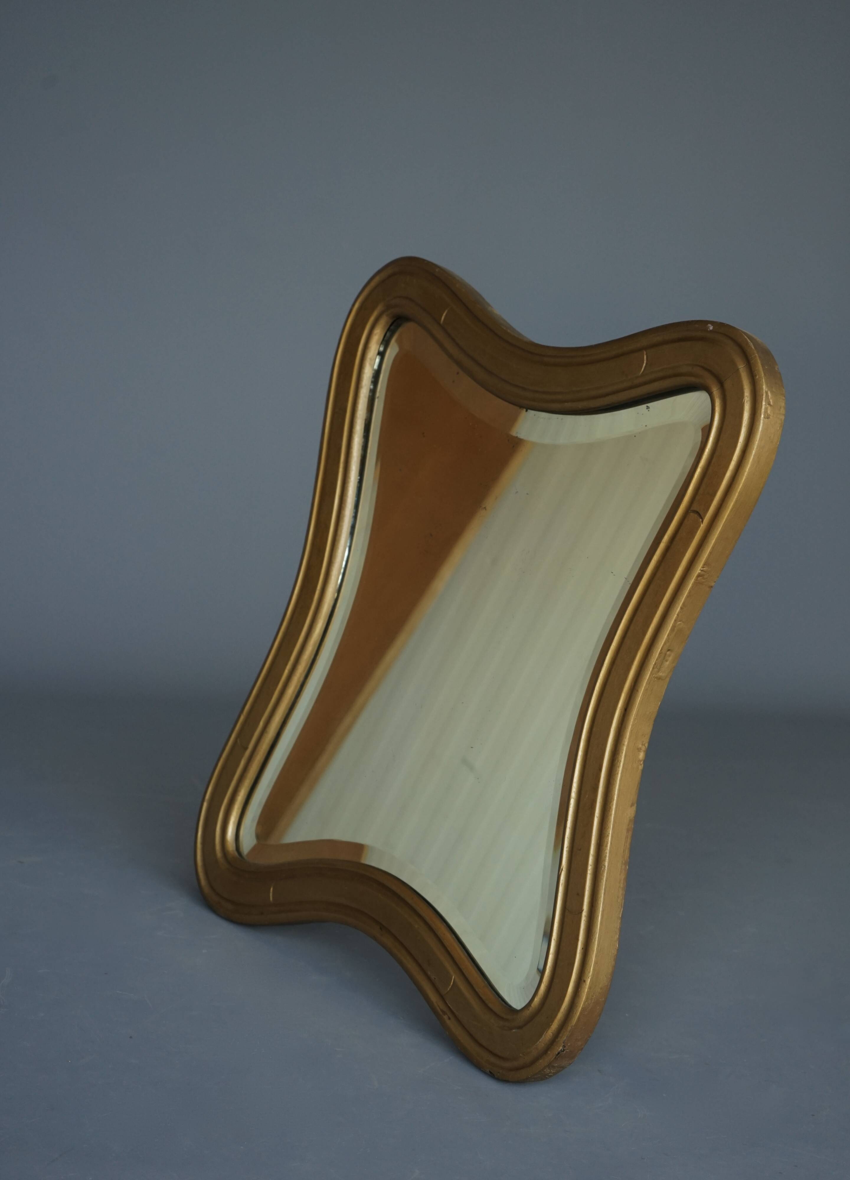 Art Deco Biomorphic Organic Mirror, 1920s