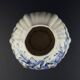Vintage blue ceramic vase from Bassano, Italy, 1970s.