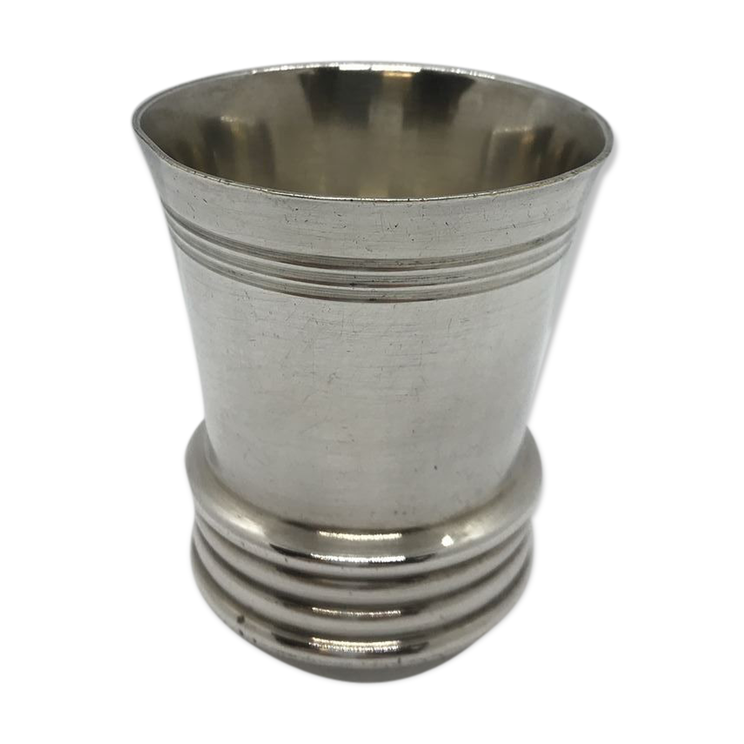 Silver metal cup