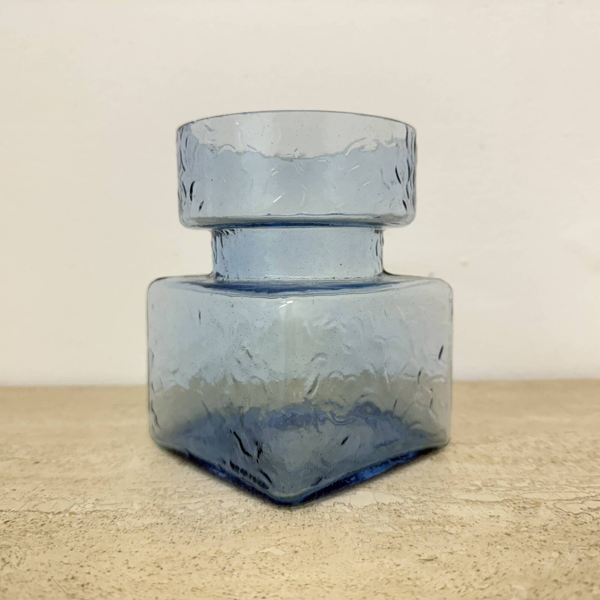 Pala glass vase by Helena Tynell for Riihimaki Glass Finland 1960’s