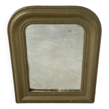 Gilded wood and stucco wall mirror - early 20th century
