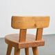 Pair of pine chairs by Christian Durupt, Méribel 1960