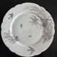 8 porcelain plates and 1 dish CH Pillivuyt & Cie