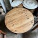 Folding side table in wood ⌀ 81 cm