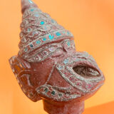 Tête de poupée thaï de style khmer