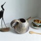 Pitcher or teapot in raku