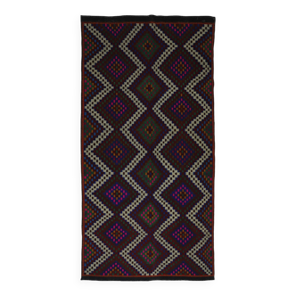 Tapis vintage fait main – Beauté et charme naturels 184 x 342 cm