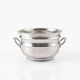Silver-plated metal cup with diamond stamp "SIS" - 20th century