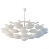 Impressive large modern cloud chandelier from the mid-century Milchhalle Vienna.