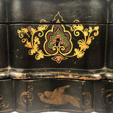 Napoleon III worker in blackened wood gilded