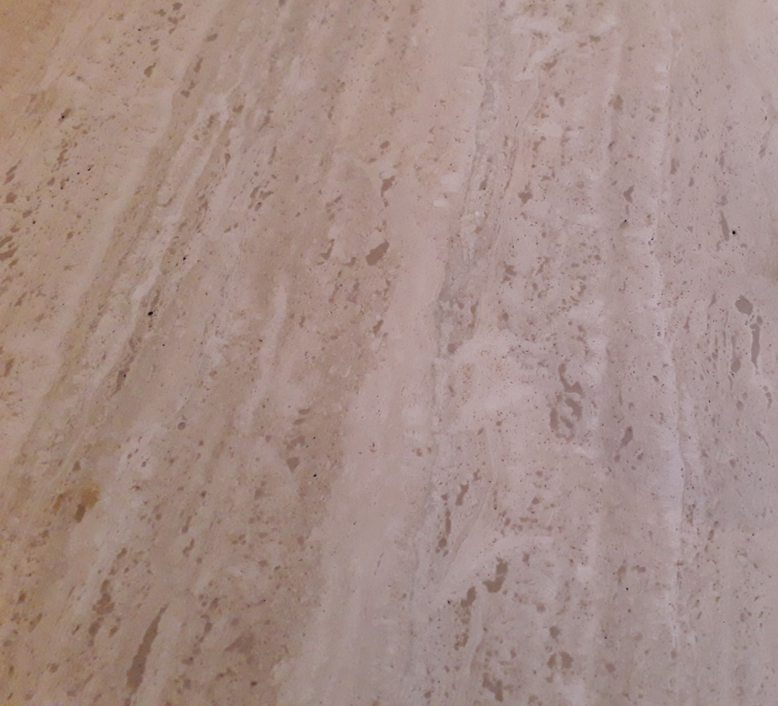 Travertine coffee table